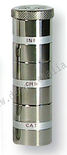 Nádobka na svatý olej - INF+CHR+CAT - 26x92mm