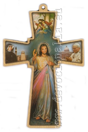 Obrázkový kříž - Ježíš milosrdný