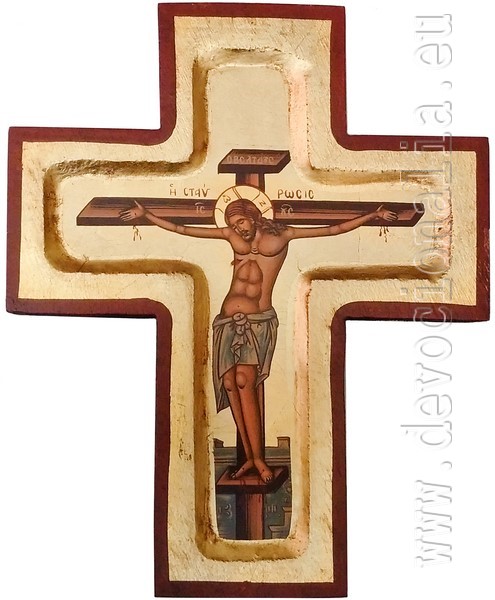 Ikona 18x22cm - Kříž