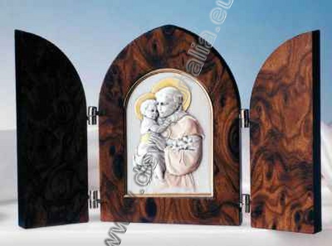 Postben plaketa  9x14cm - triptych Svat Antonn