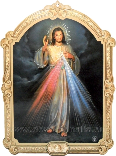 Obraz 17x23cm - Ježíš milosrdný