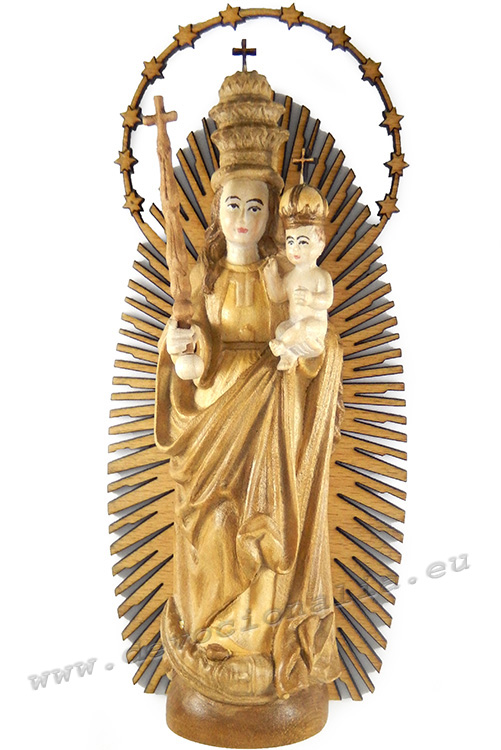 Dřevořezba - Matka Boží Csiksomlyo - 20cm