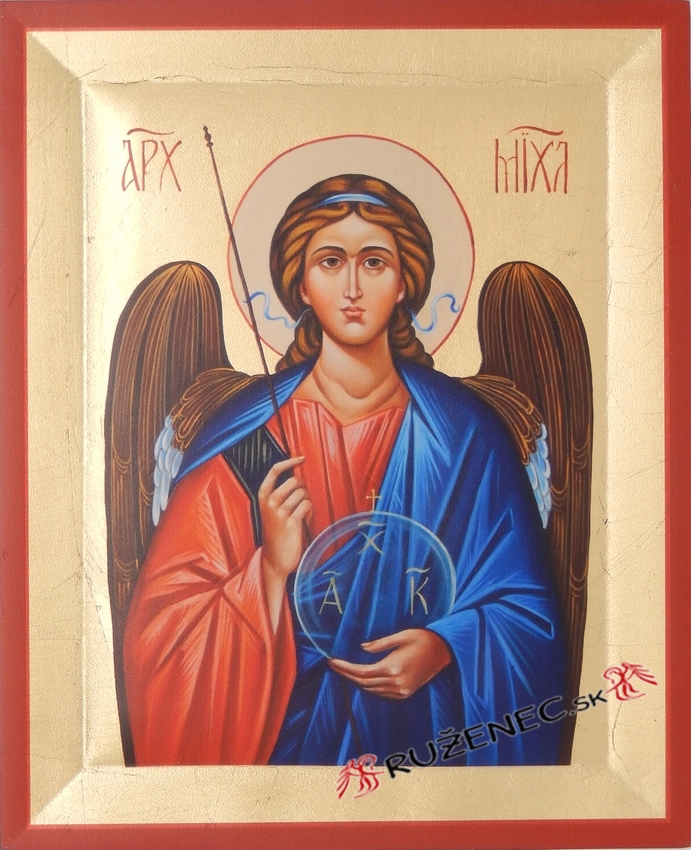 Ikona - Svatý Michael - 15x19cm