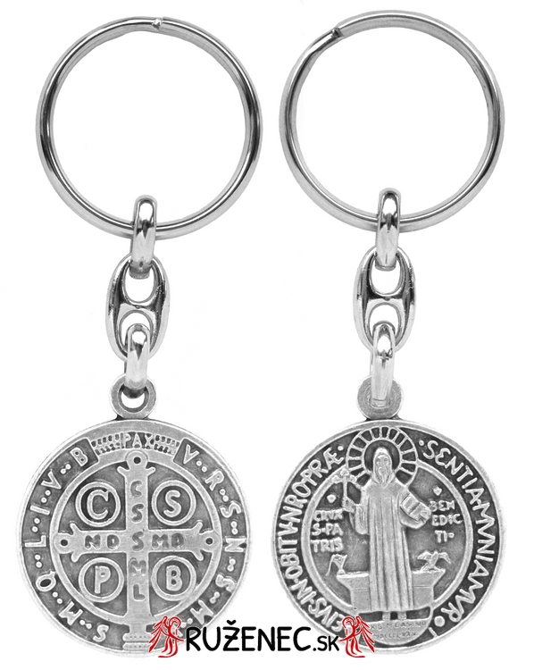 Klíčenka - medaile sv. Benedikta