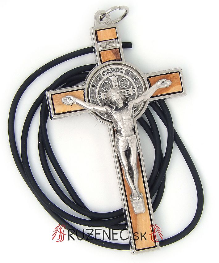 Kovový křížek sv. Benedikt - 7.5cm