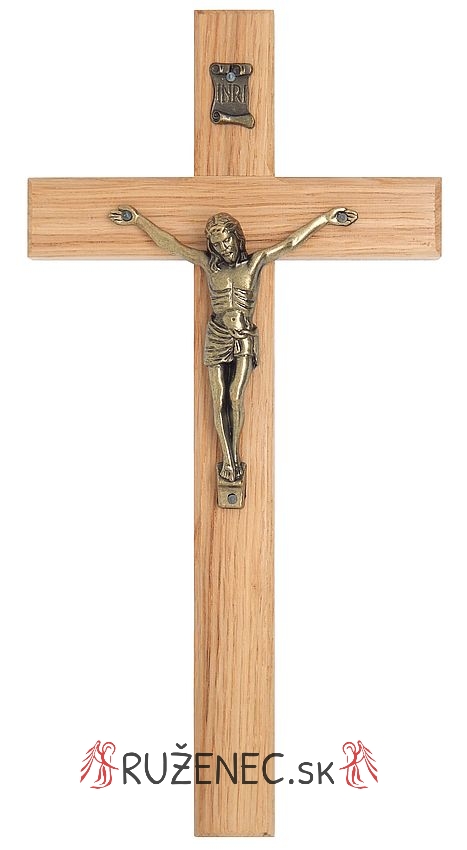 Dřevěný kříž 24cm