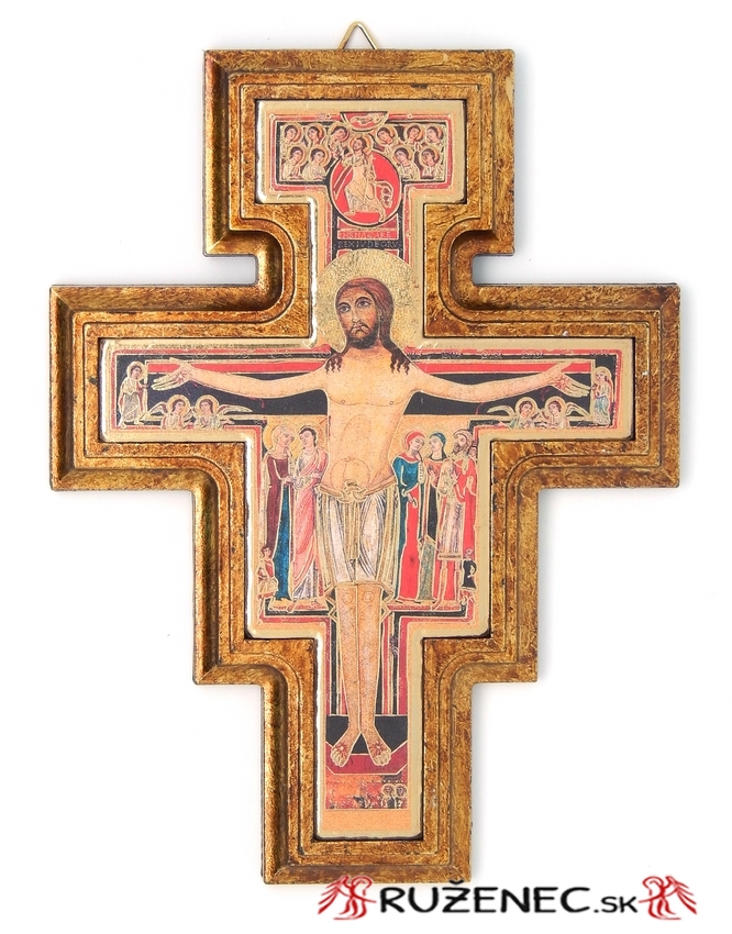 Kříž San Damiano 14.5cm