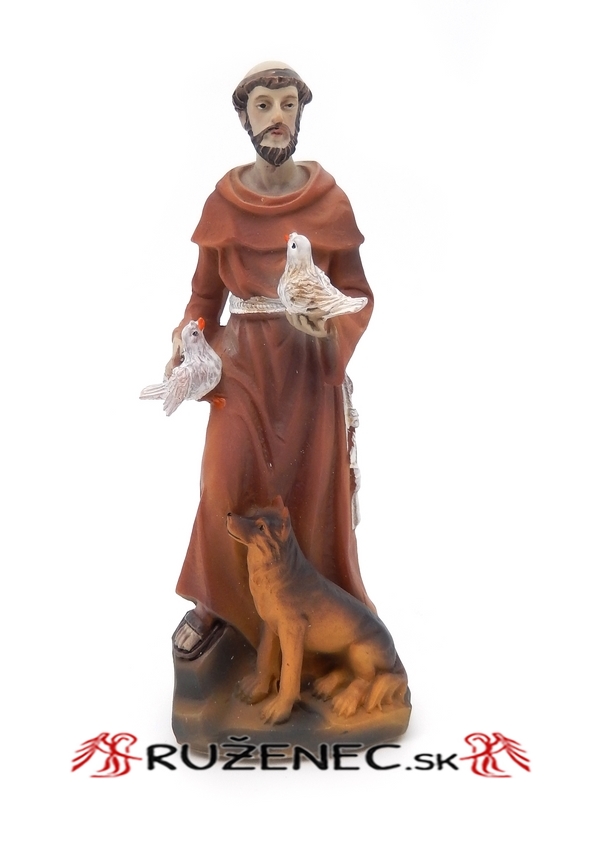 Socha - Svatý František z Assisi - 12,5 cm