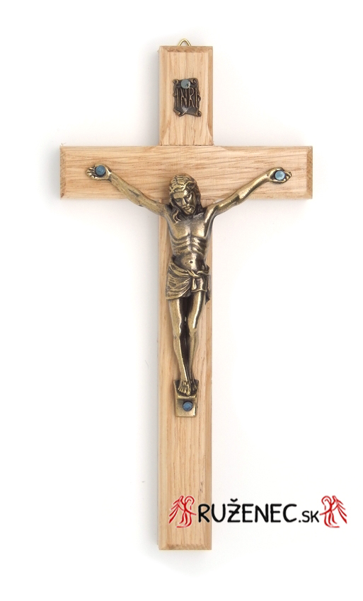 Dřevěný kříž 14cm