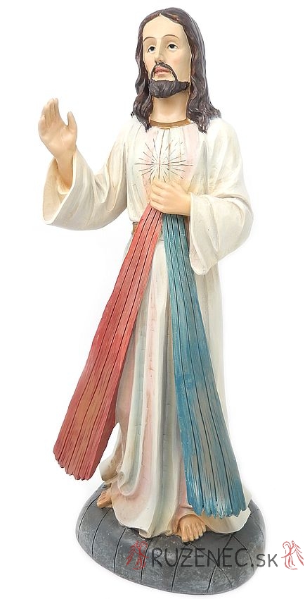 Socha - Ježíš milosrdný - 38 cm