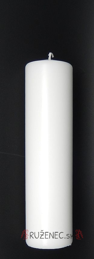 Kostelní svíčka - 6cm x 22cm - bílá