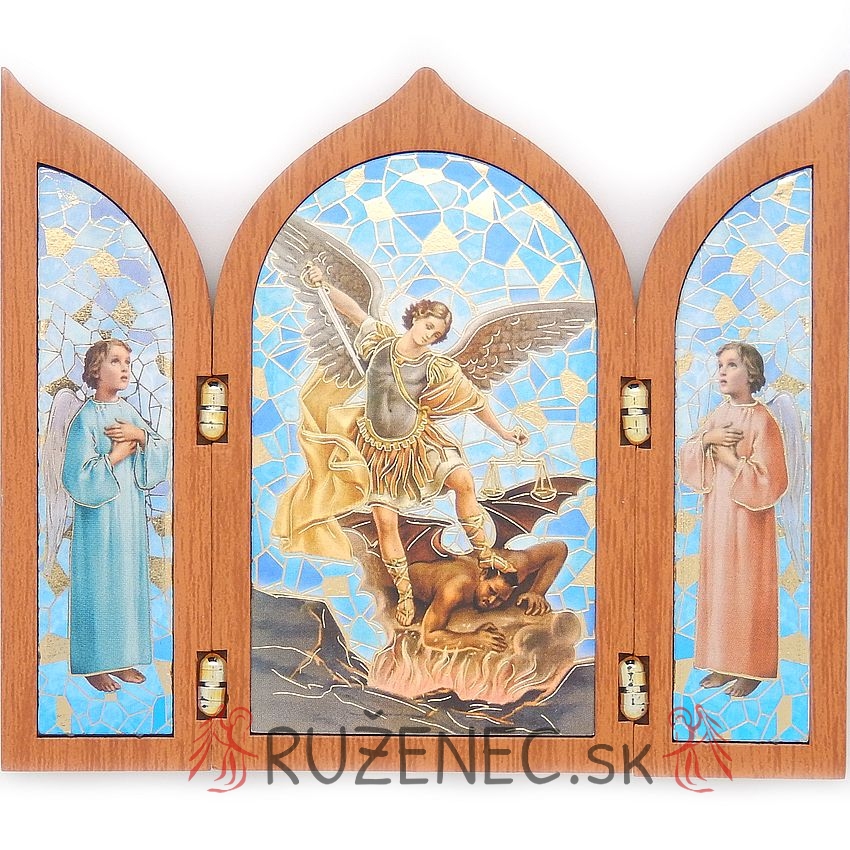 Triptych 12x10cm - Svatý Michael